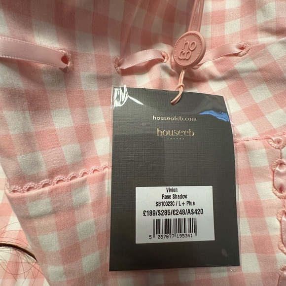 Vivien Strawberry Shortcake Gingham Midi Dress NWOT - Picture 4 of 4